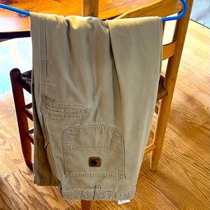 Carhartt khaki pants 40x34